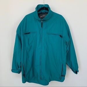 Obermeyer Green Windbreaker Jacket Size XL